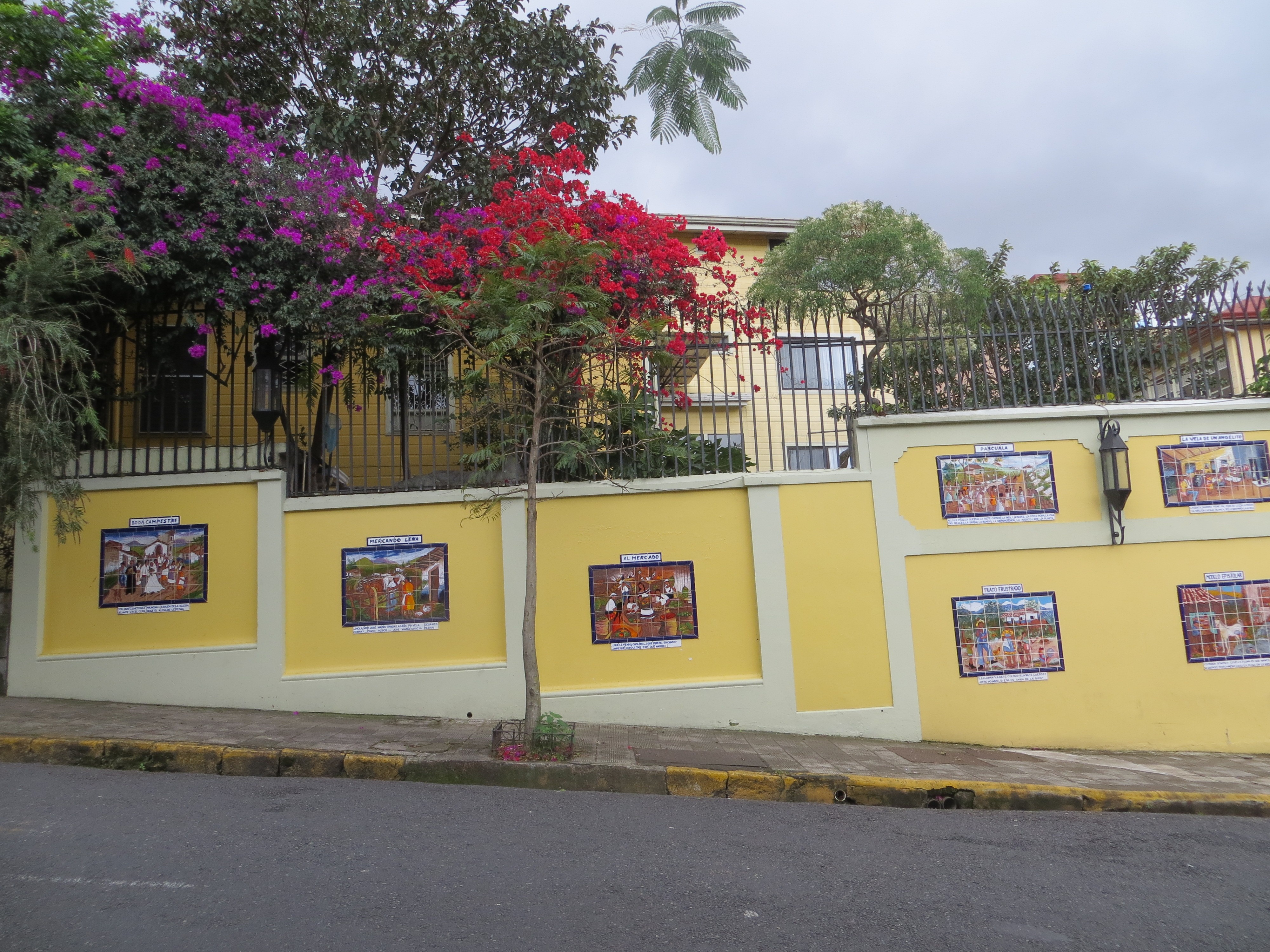 Hand Painted Tiles of Barrio Amon